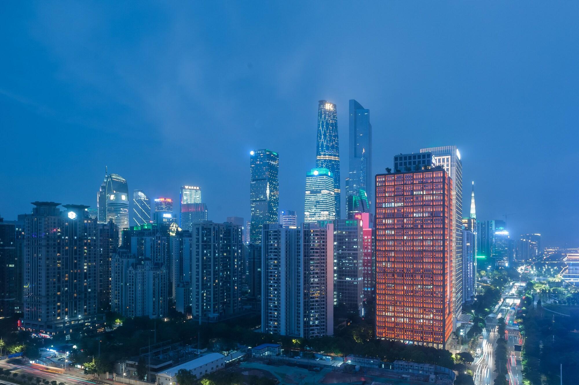 Ramada By Wyndham Pearl Guangzhou-Canton Fair Free Shuttle Bus Exterior foto