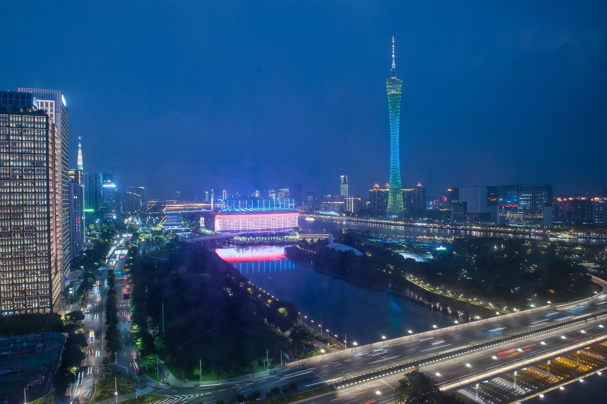 Ramada By Wyndham Pearl Guangzhou-Canton Fair Free Shuttle Bus Exterior foto